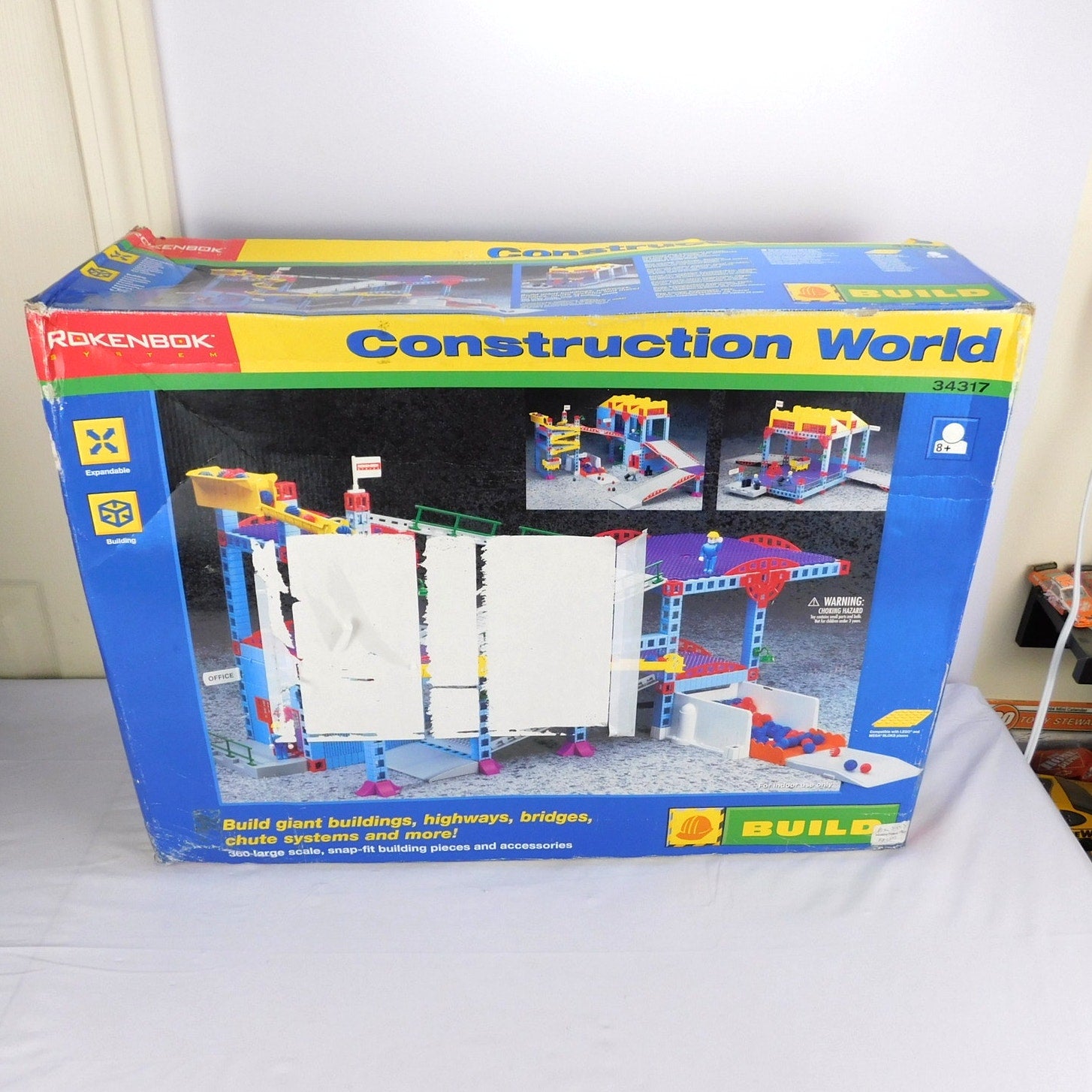 Rokenbok Construction World 34317 Complete CIB Building System Sealed Bags 1997