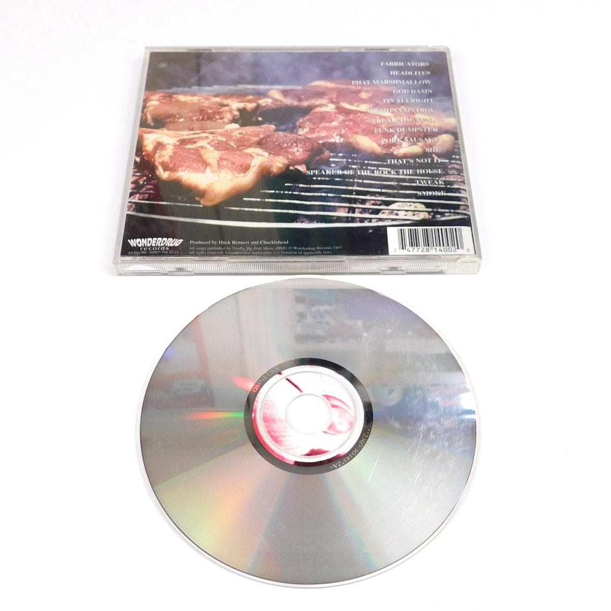 Chucklehead Belly Up CD Tested 1997 Wonderdrug Records WD14002 Boston Funk