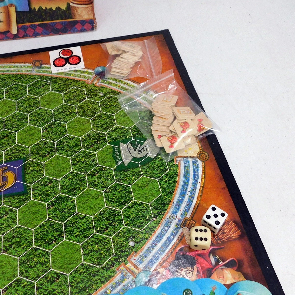 Harry Potter Quidditch Board Game 2000 Complete Except Instructions