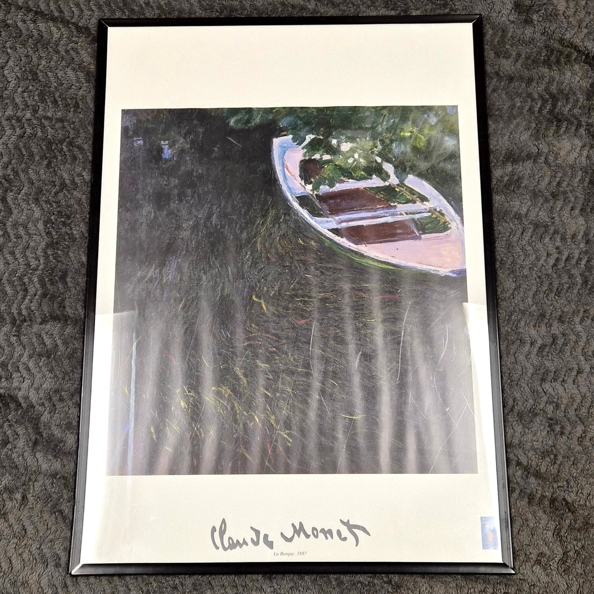 Claude Monet La Barque 1887 Musee Marmottan Monet Paris Framed Art Print