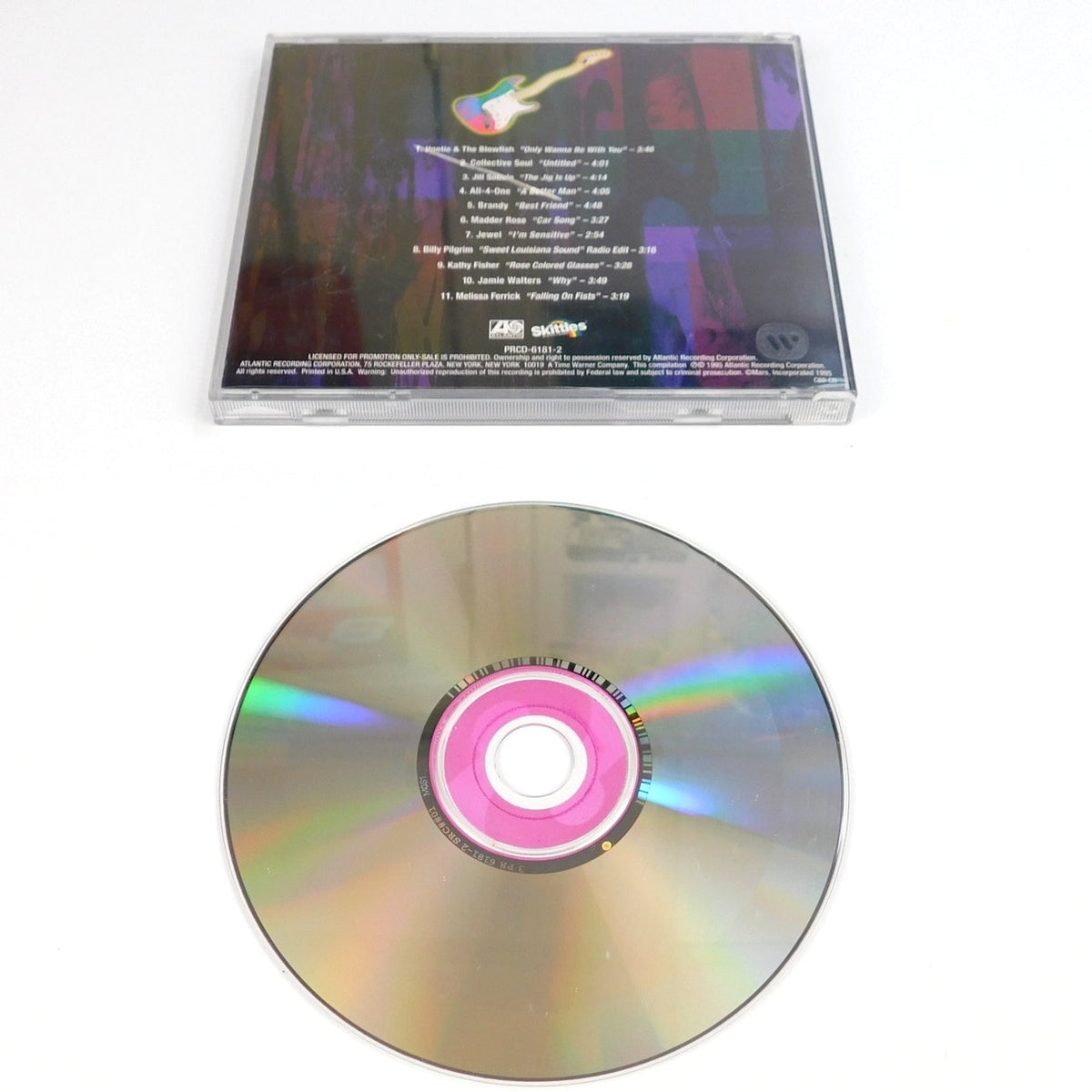 Rainbow Music Sampler Volume 1 CD Skittles Promo 1998 Jewel Brandy Tested