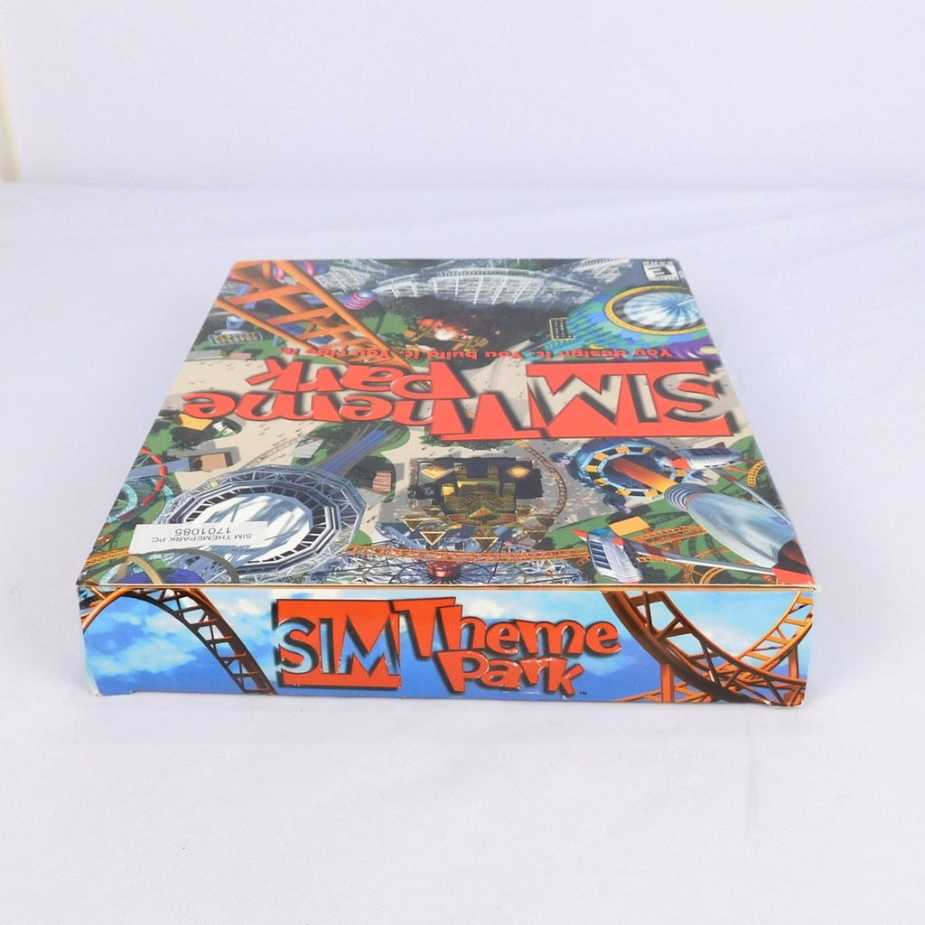Sim Theme Park PC Big Box Complete CIB Windows 95 98 EA Bullfrog 1999
