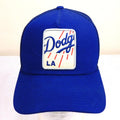 New Era 9Forty LA Dodgers Logo Patch Trucker Hat - Adjustable