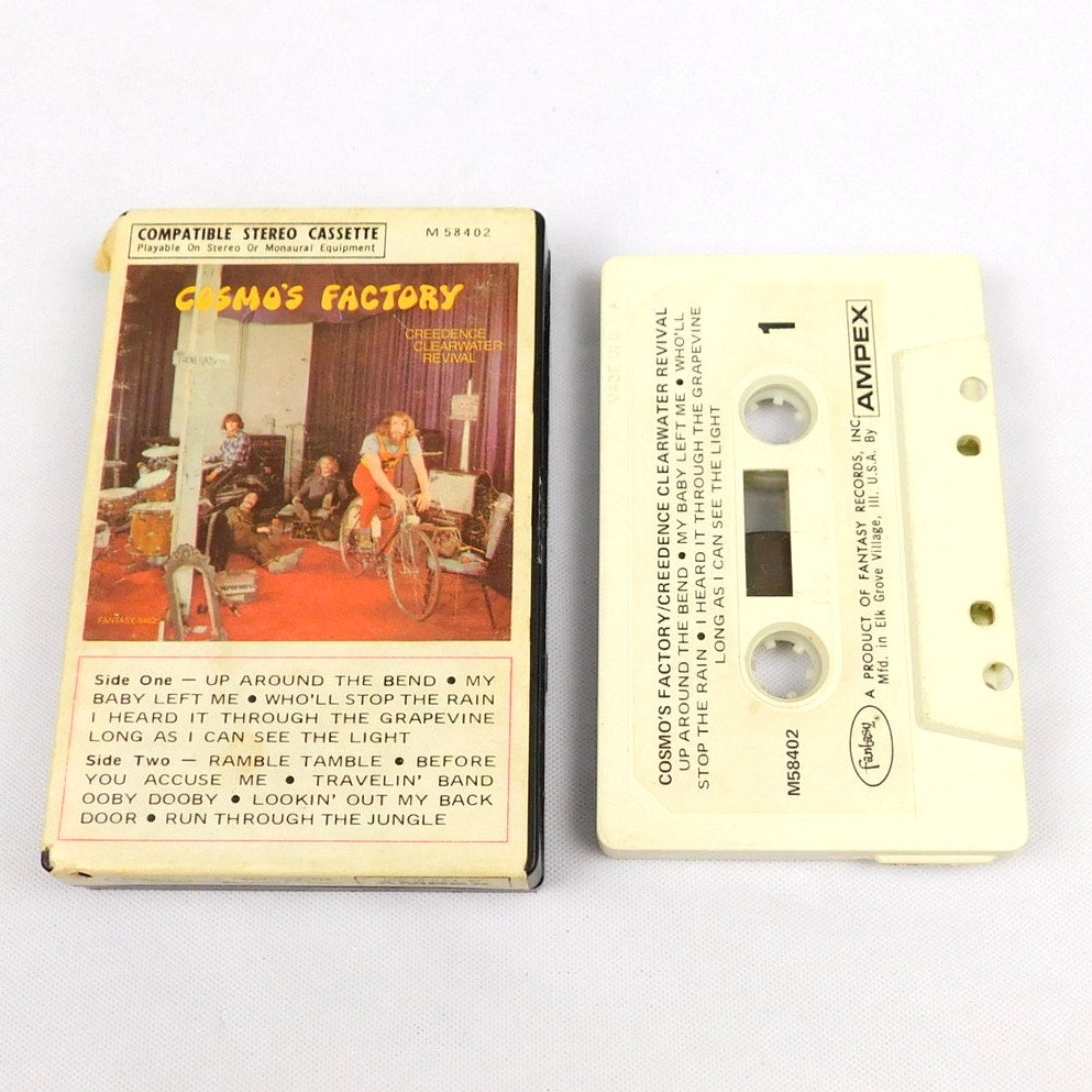 Creedence Clearwater Revival Cosmo's Factory Cassette Tested Fantasy 1970 Ampex