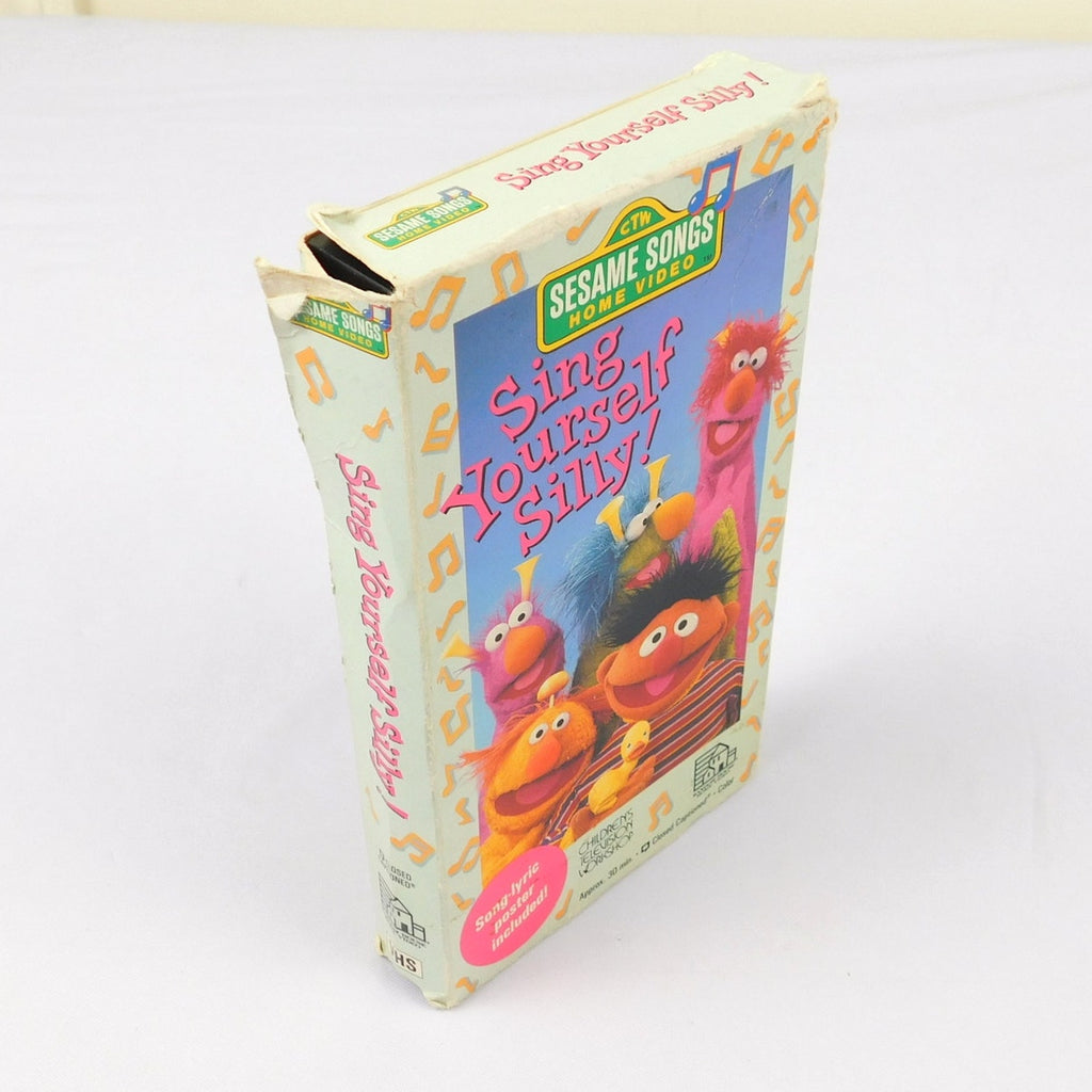 Sesame Street Sing Yourself Silly VHS Tested No Poster 1990 Random House
