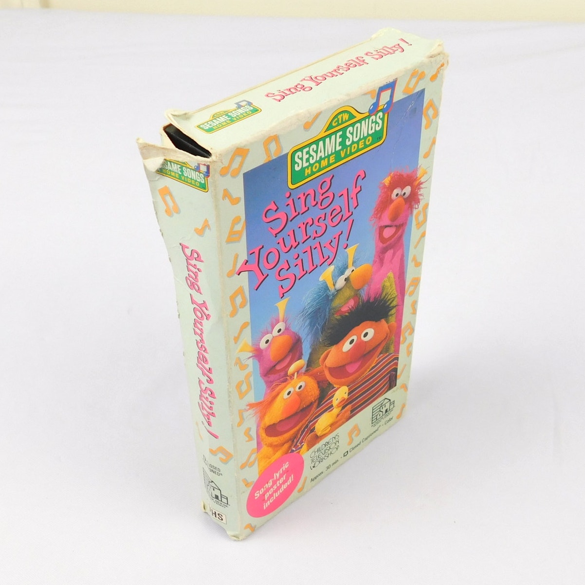 Sesame Street Sing Yourself Silly VHS Tested No Poster 1990 Random House
