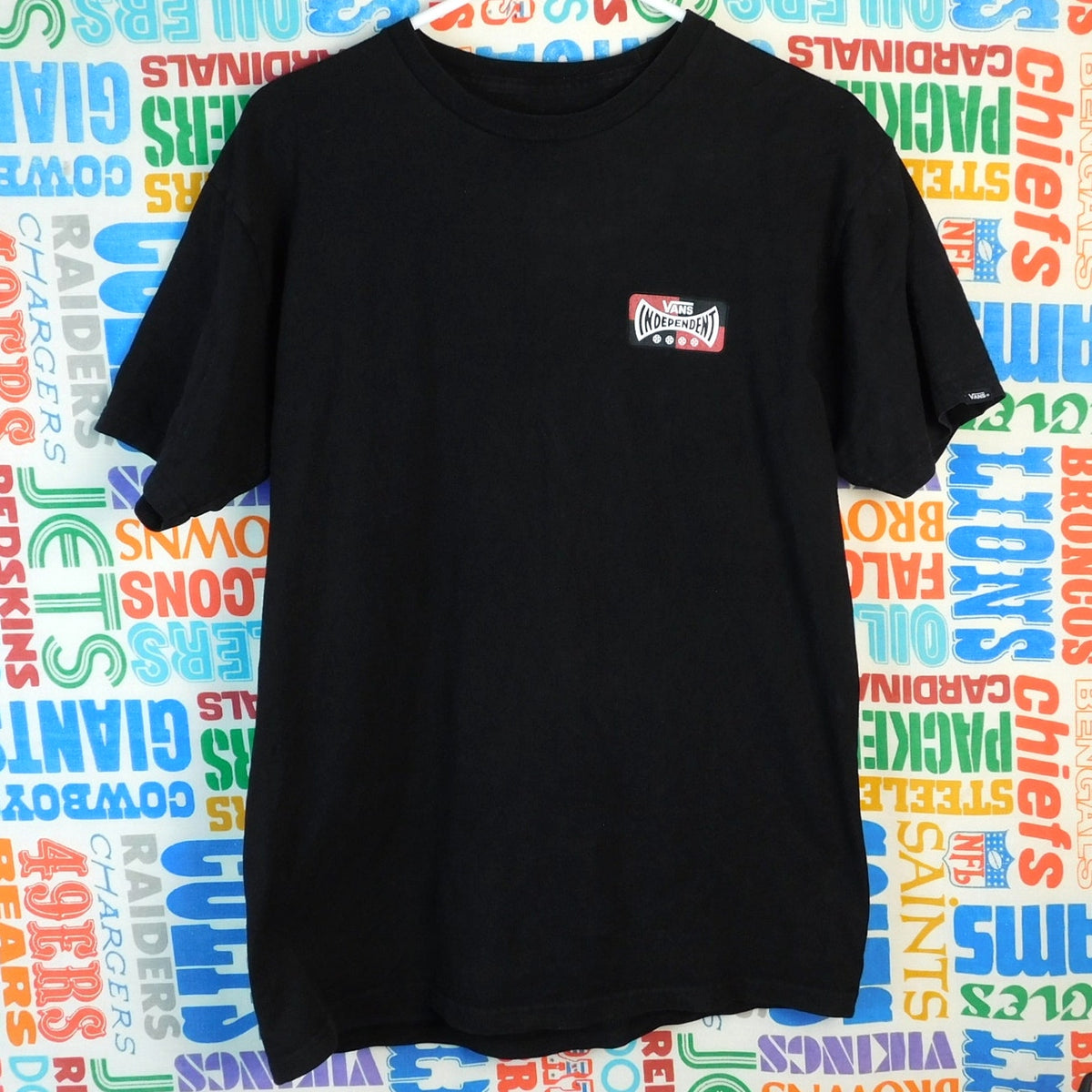 Vans x Independent Trucks T Shirt Mens Medium Black Skateboarding Skate Graphic