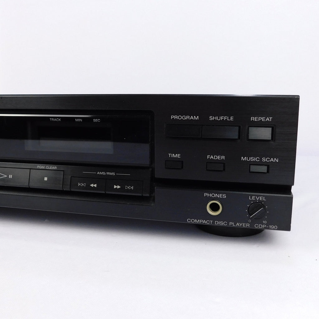 Sony CDP-190 CD Player Single Disc Fully Tested Serviced Vintage 1989 Japan