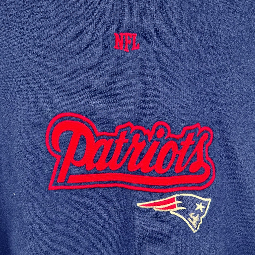New England Patriots Red Script Logo Pullover Hoodie - Size XL