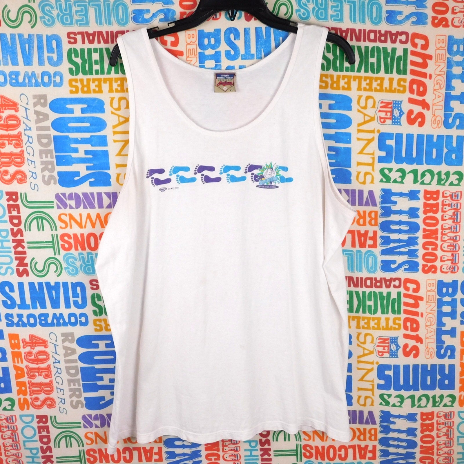 2001 Cleveland Indians Grapefruit League Spring Training Tank Top - Size XL