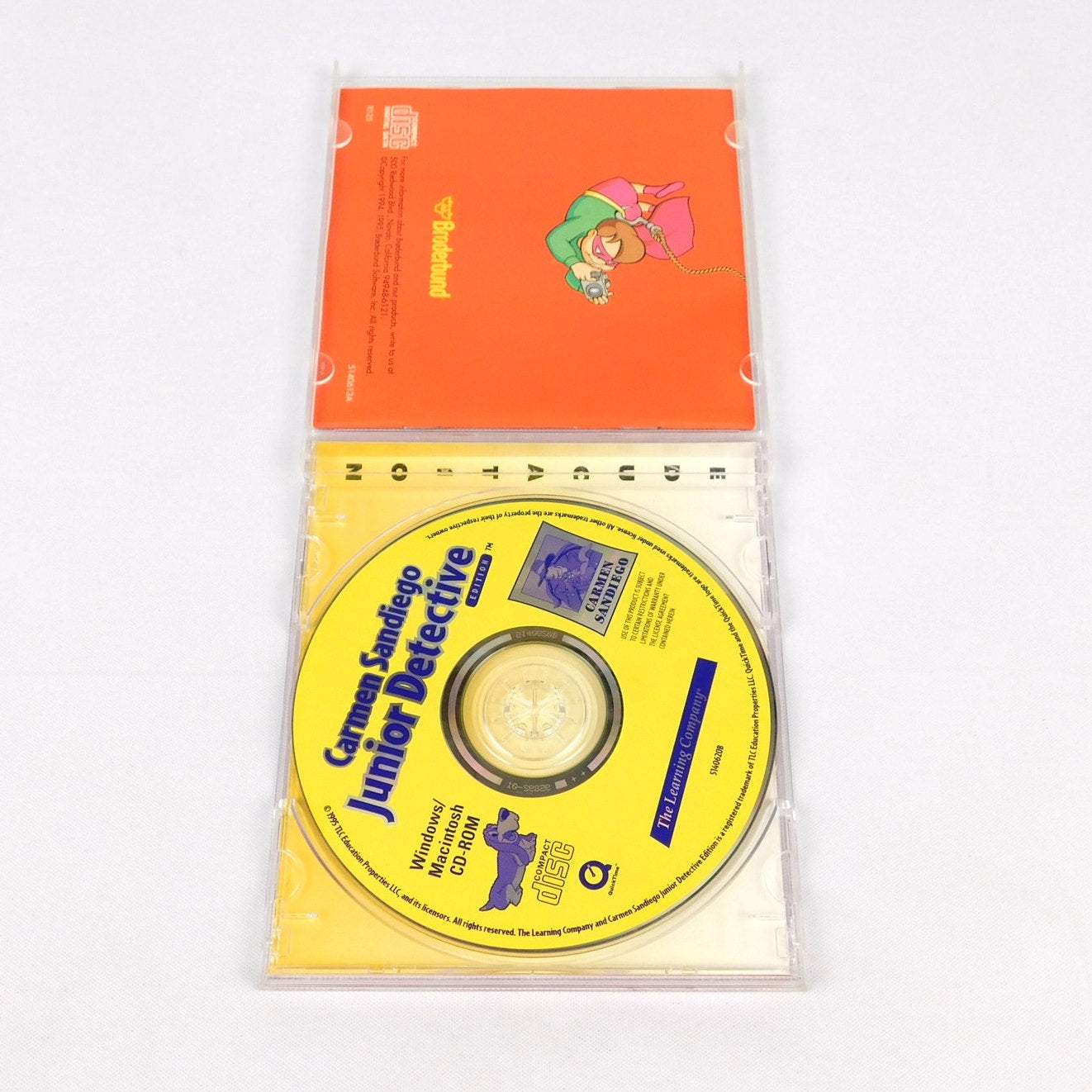 Carmen Sandiego Junior Detective Edition PC CD ROM Tested 1995 Broderbund