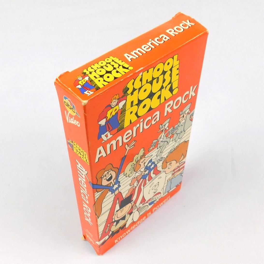 School House Rock America Rock VHS Tested 1995 ABC Video
