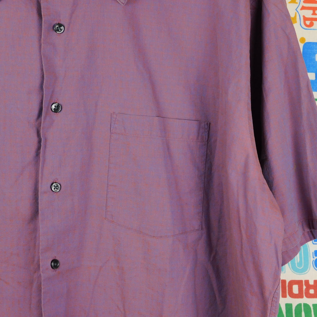 90s/Y2K FUBU Collection Short Sleeve Button Up Shirt - Size XL