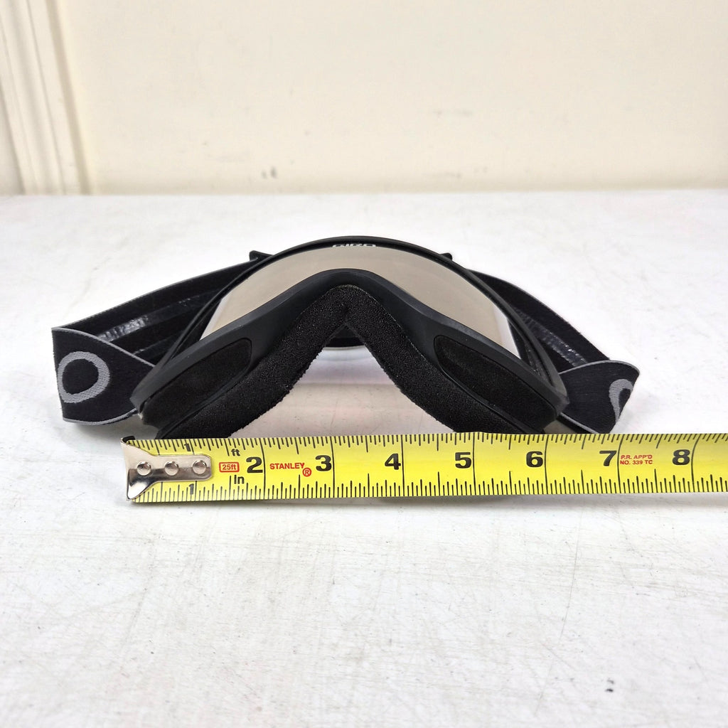 Giro Verge Ski Snowboard Goggles Black Frame Brown Amber Lens Vented Adjustable