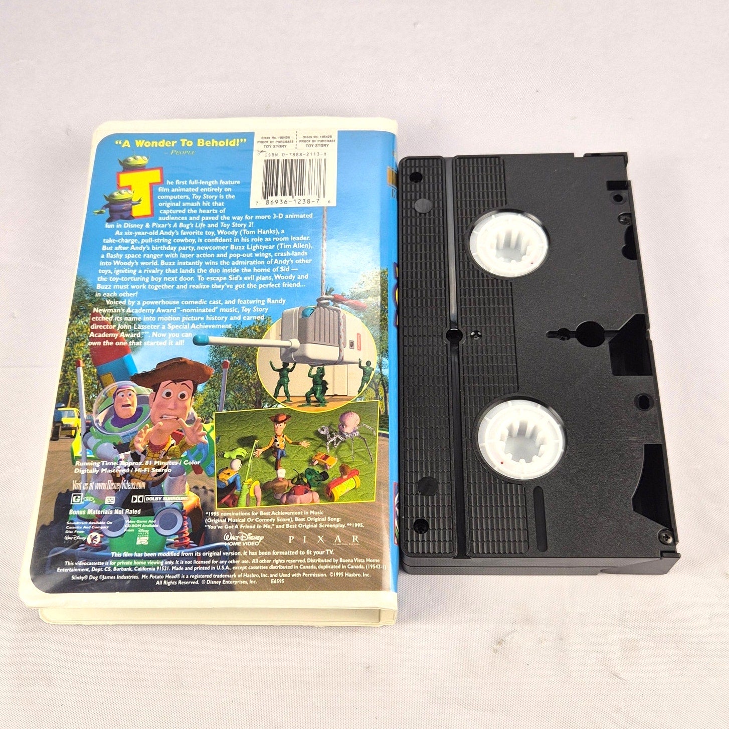 Toy Story Gold Collection VHS Tested 2000 Disney Pixar Clamshell Special Edition