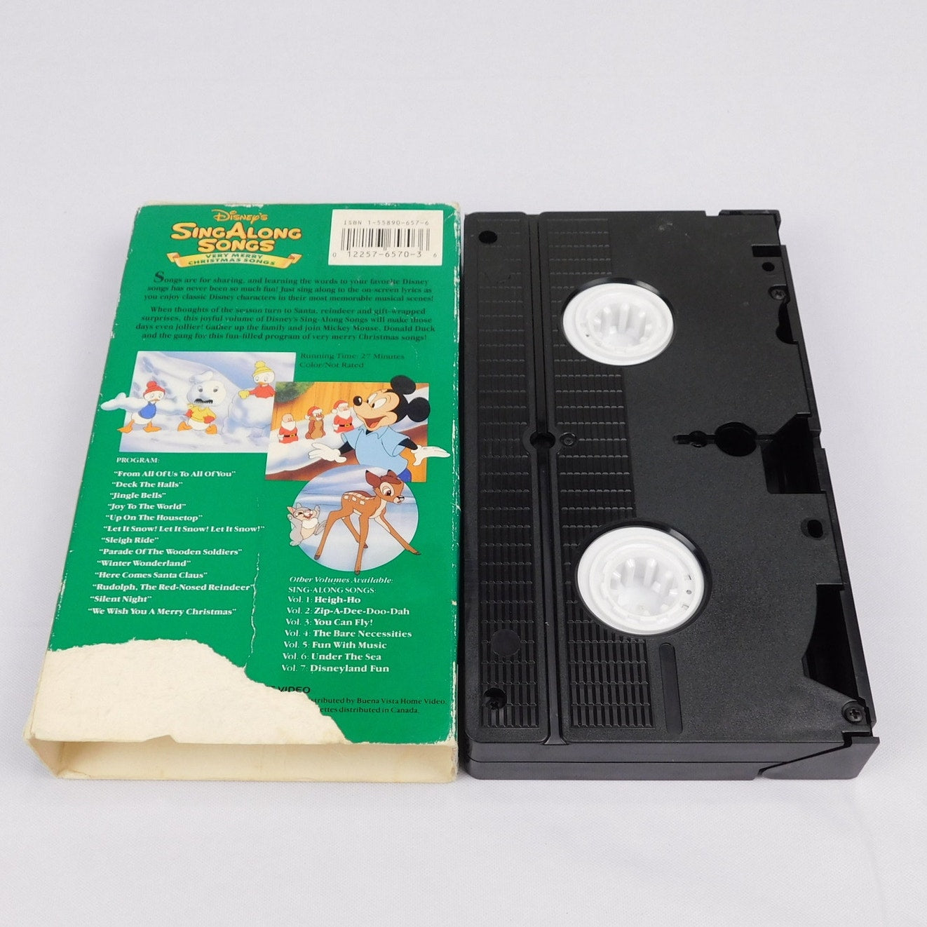 Disney Sing Along Songs Very Merry Christmas Volume 8 Tested 1997