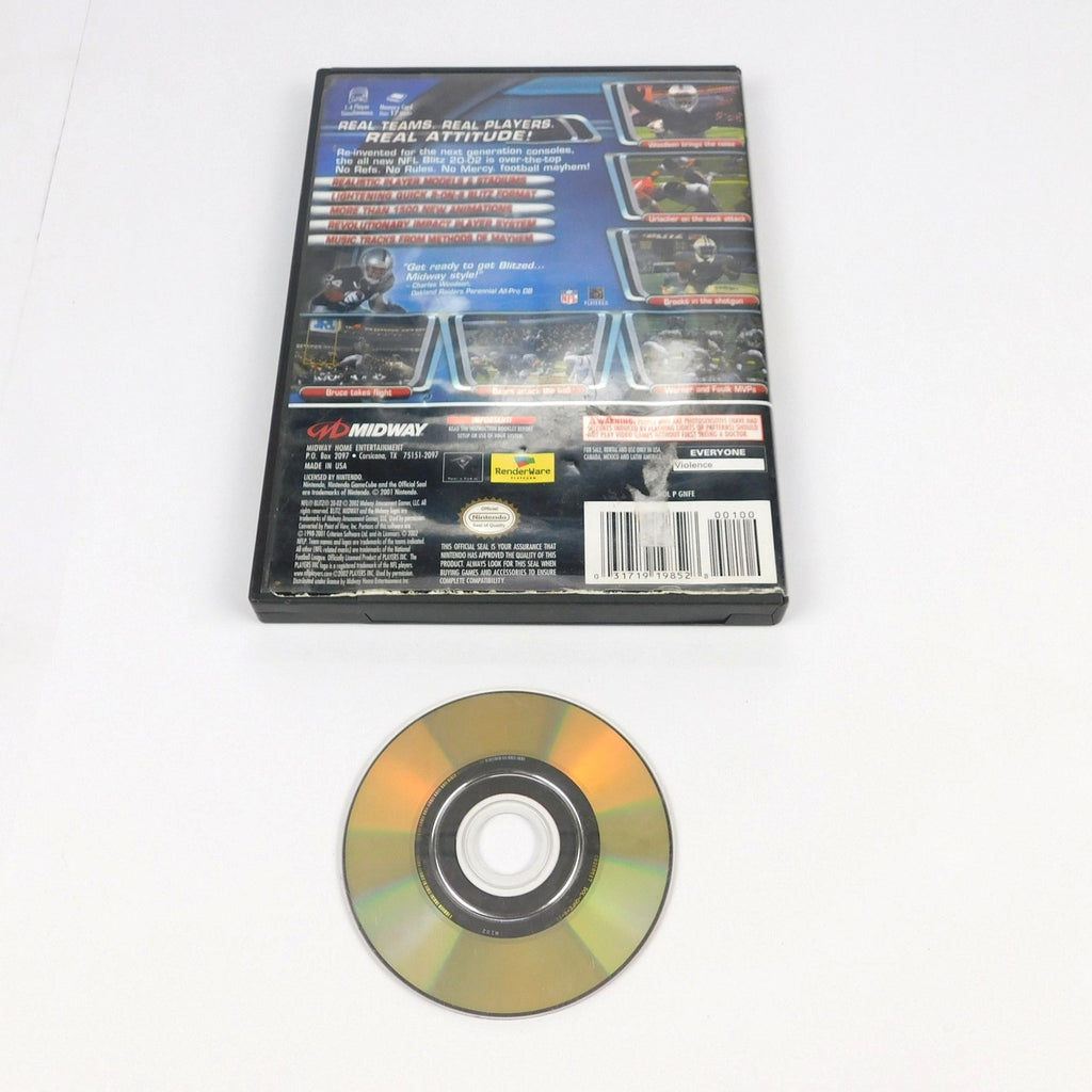 NFL Blitz 2002 Nintendo Gamecube Tested Working Game And Case No Manual