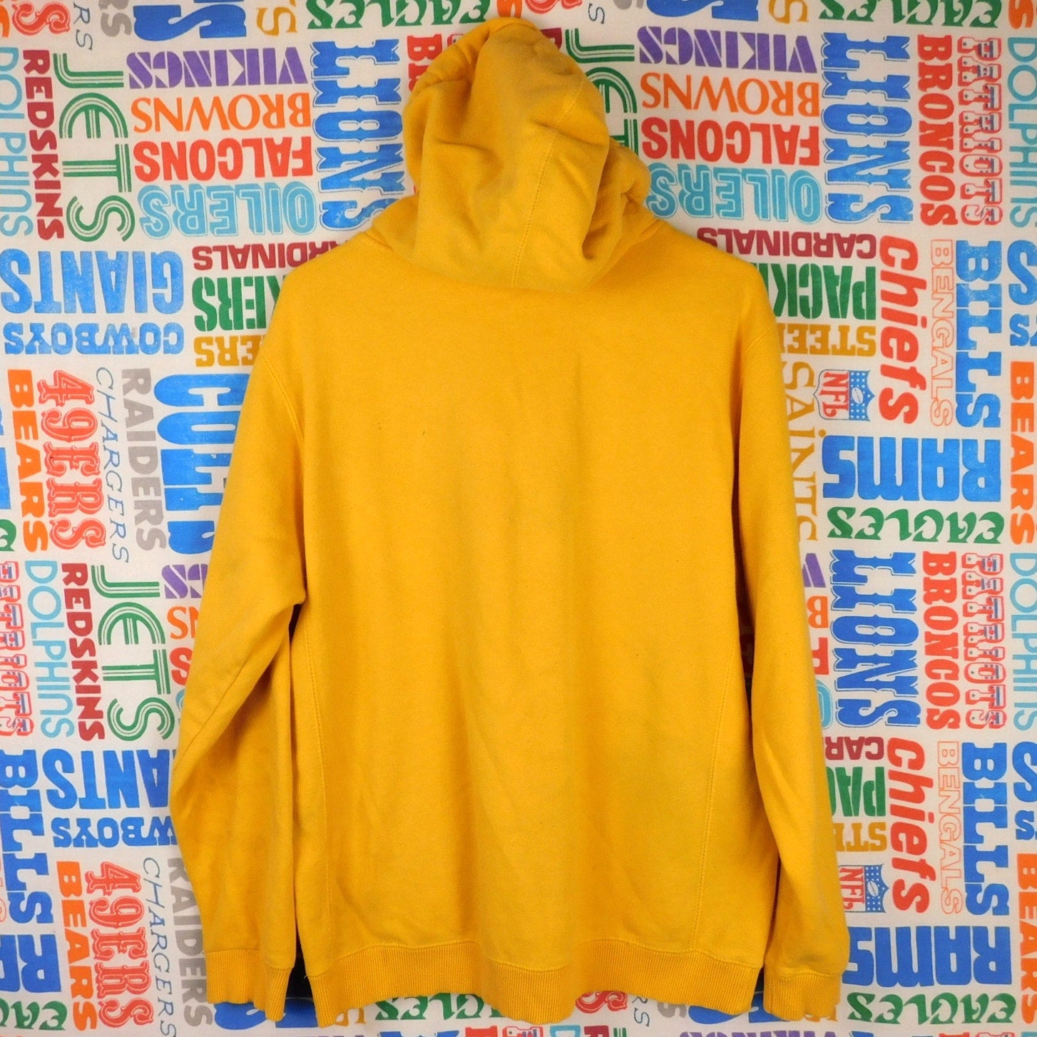 Y2K Gear For Sports Boston Bruins Yellow Pullover Hoodie - Size M