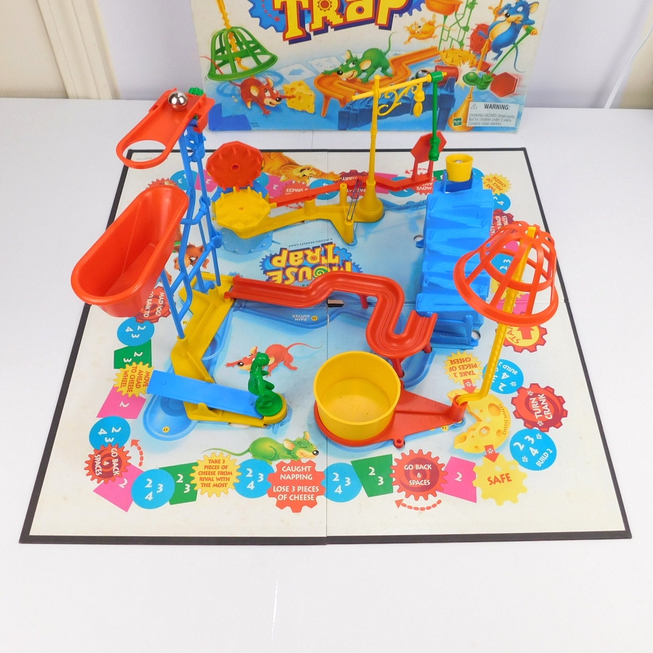 Vintage Mouse Trap Board Game 1999 Milton Bradley Complete CIB Instructions