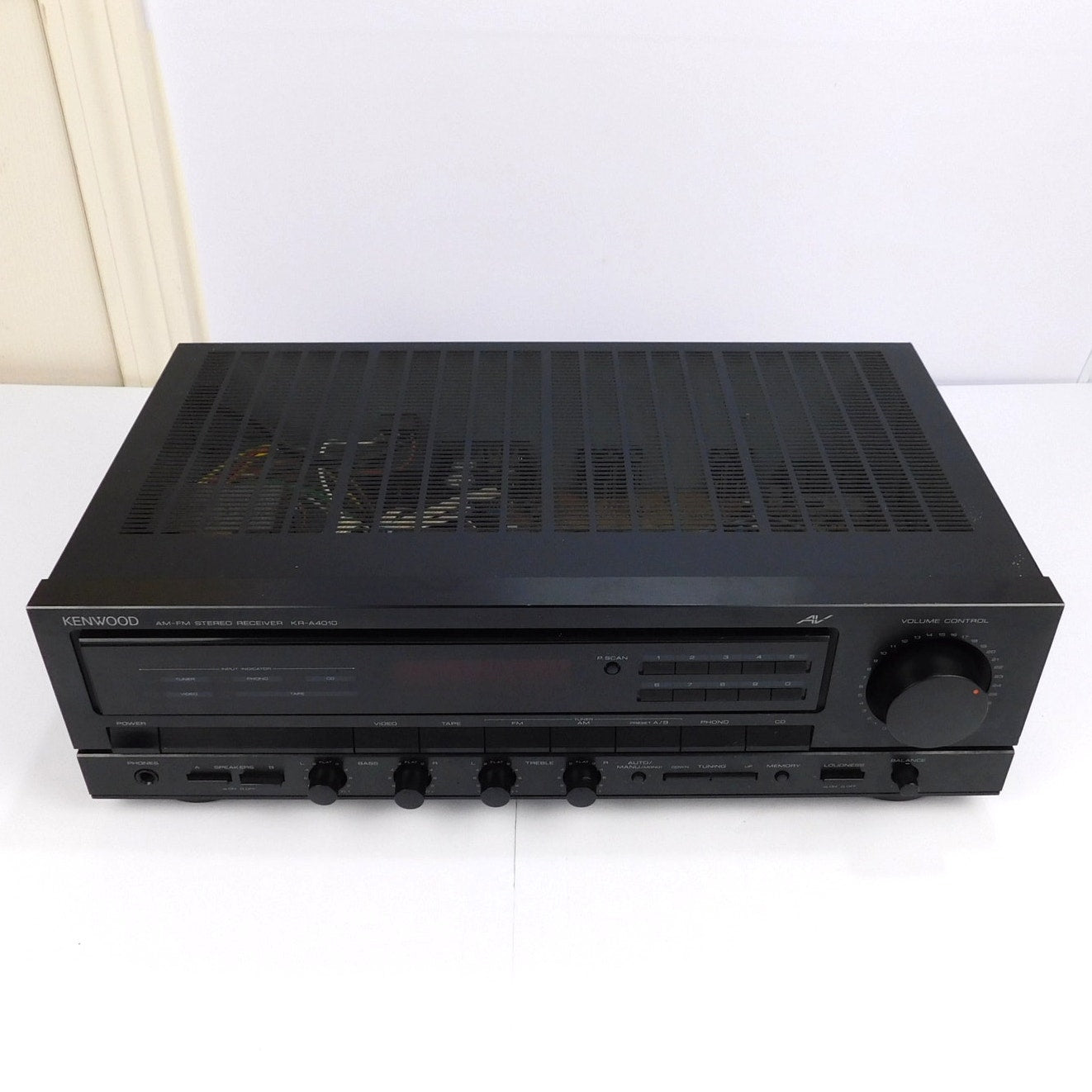Kenwood KR-A4010 Stereo Receiver Tested Working 45W 2 Channel No Remote Phono In