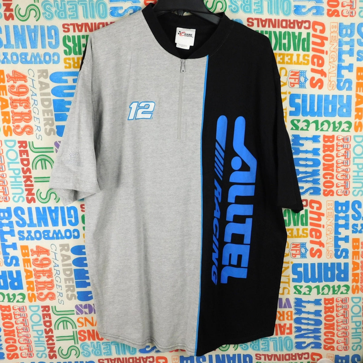 Y2K NASCAR Ryan Newman Alltel Racing 1/4 Zip Shirt - Size XL, NWOT