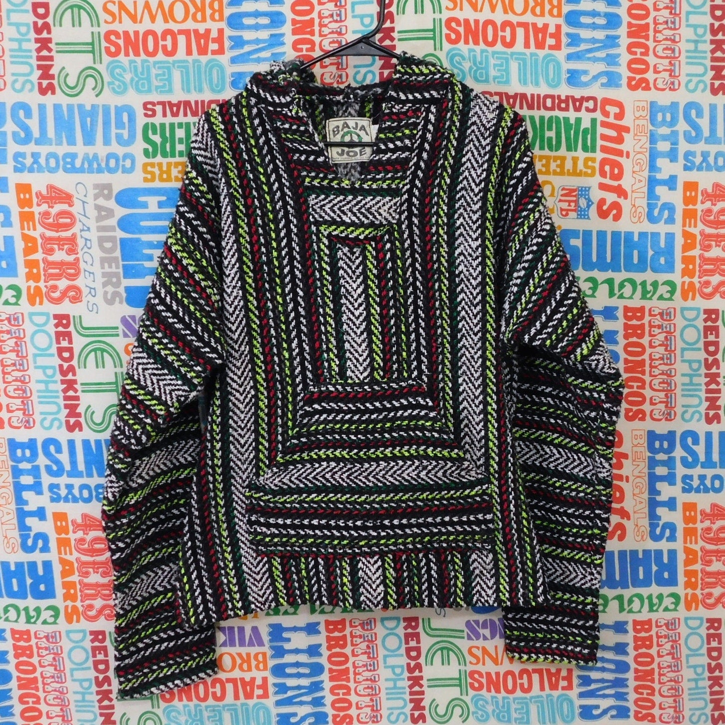 Baja Joe Pullover Drug Rug Hoodie - Size M