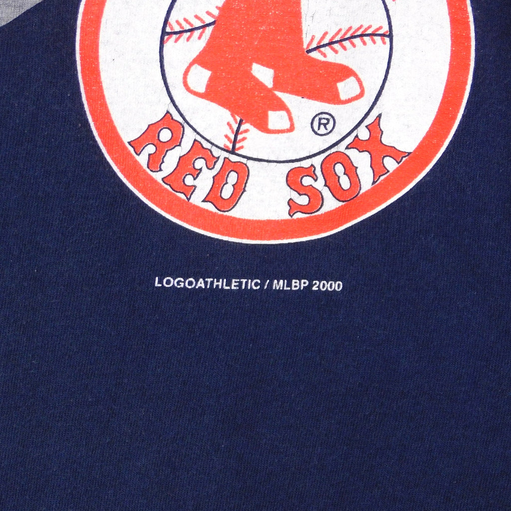 Y2K Logo Athletic Boston Red Sox Big Graphic T Shirt - Size L