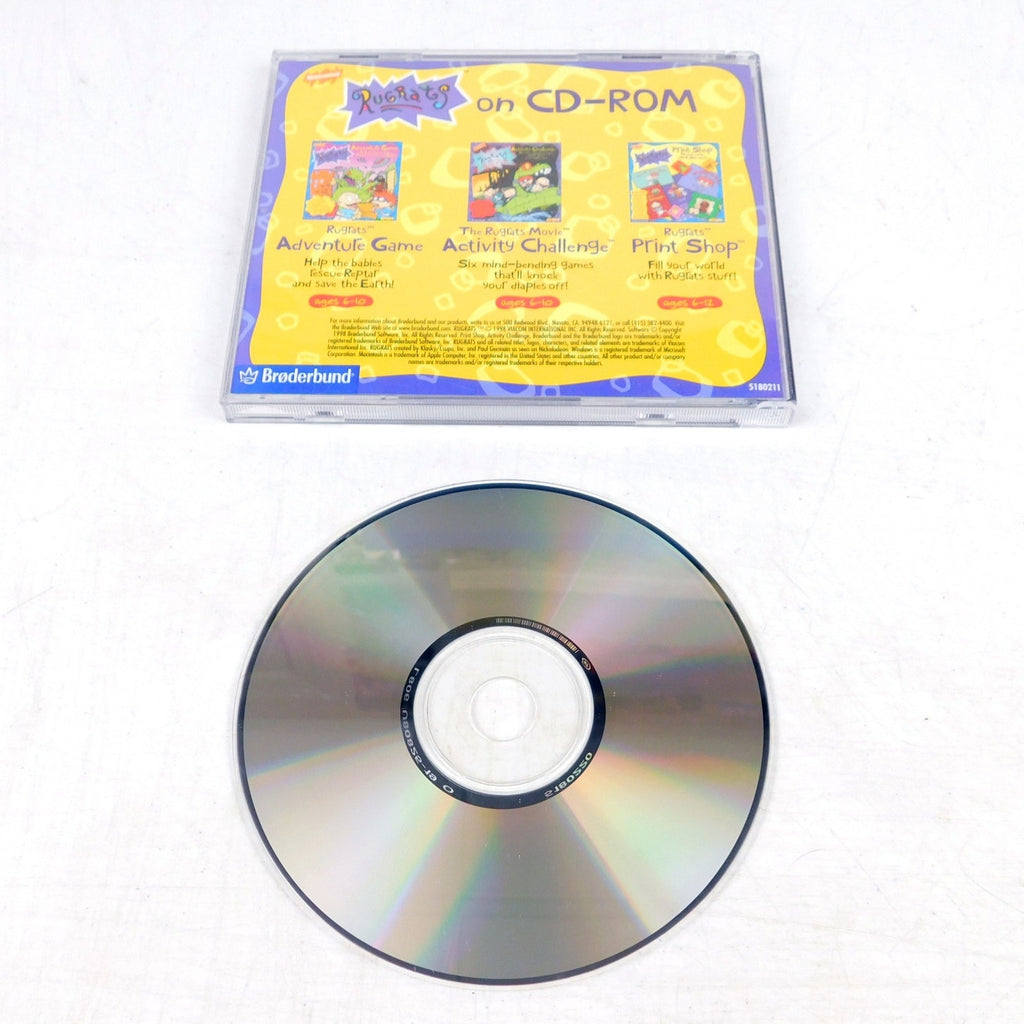 Rugrats Movie Activity Challenge PC CD ROM Tested Complete 1998 Nickelodeon
