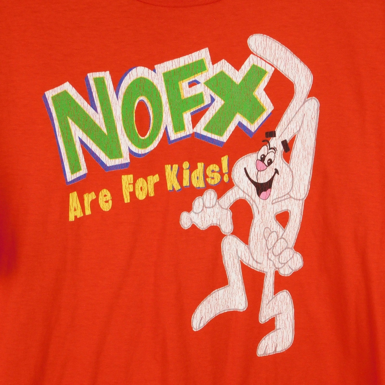 NOFX Are For Kids Trix Rabbit Parody T Shirt - Size L, NWOT