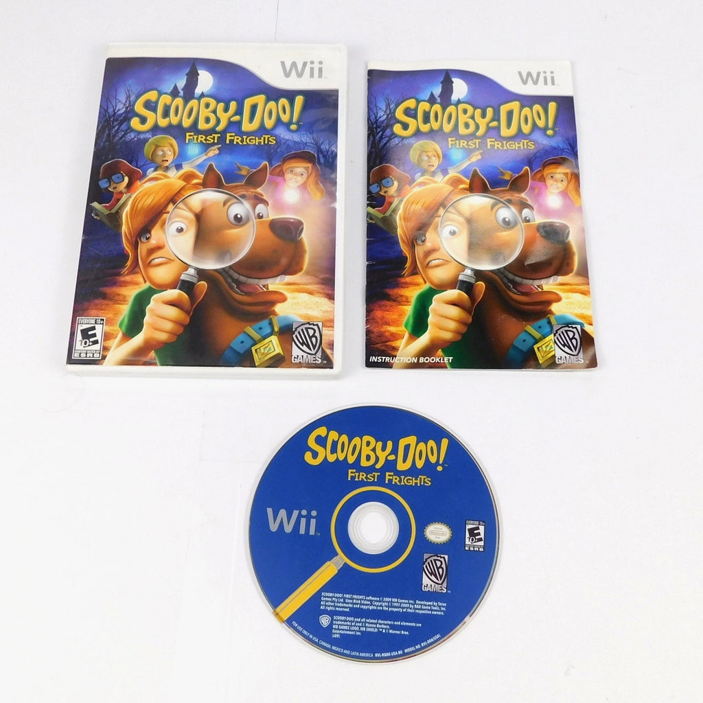 Scooby-Doo First Frights Nintendo Wii 2009 Complete CIB Manual Tested