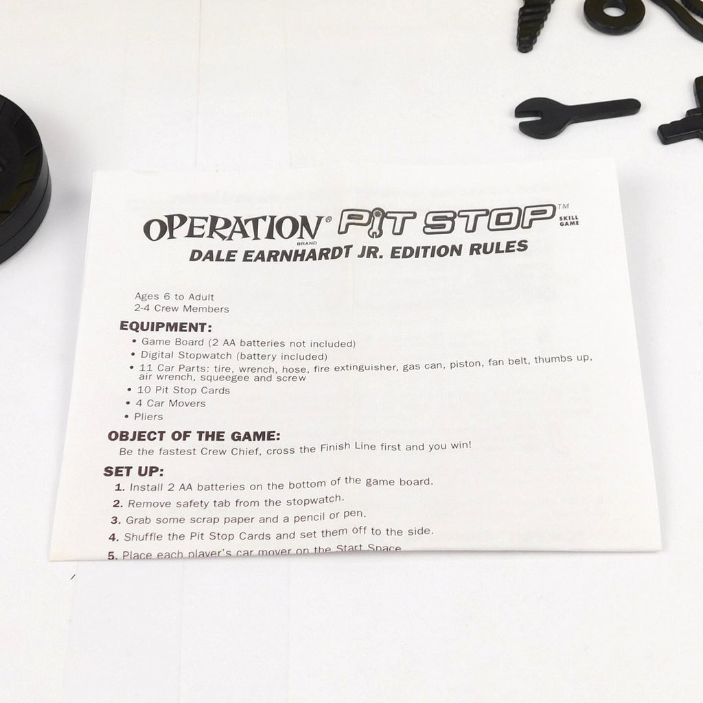 Operation Pit Stop Dale Earnhardt Jr Edition Board Game Complete In Box 2004