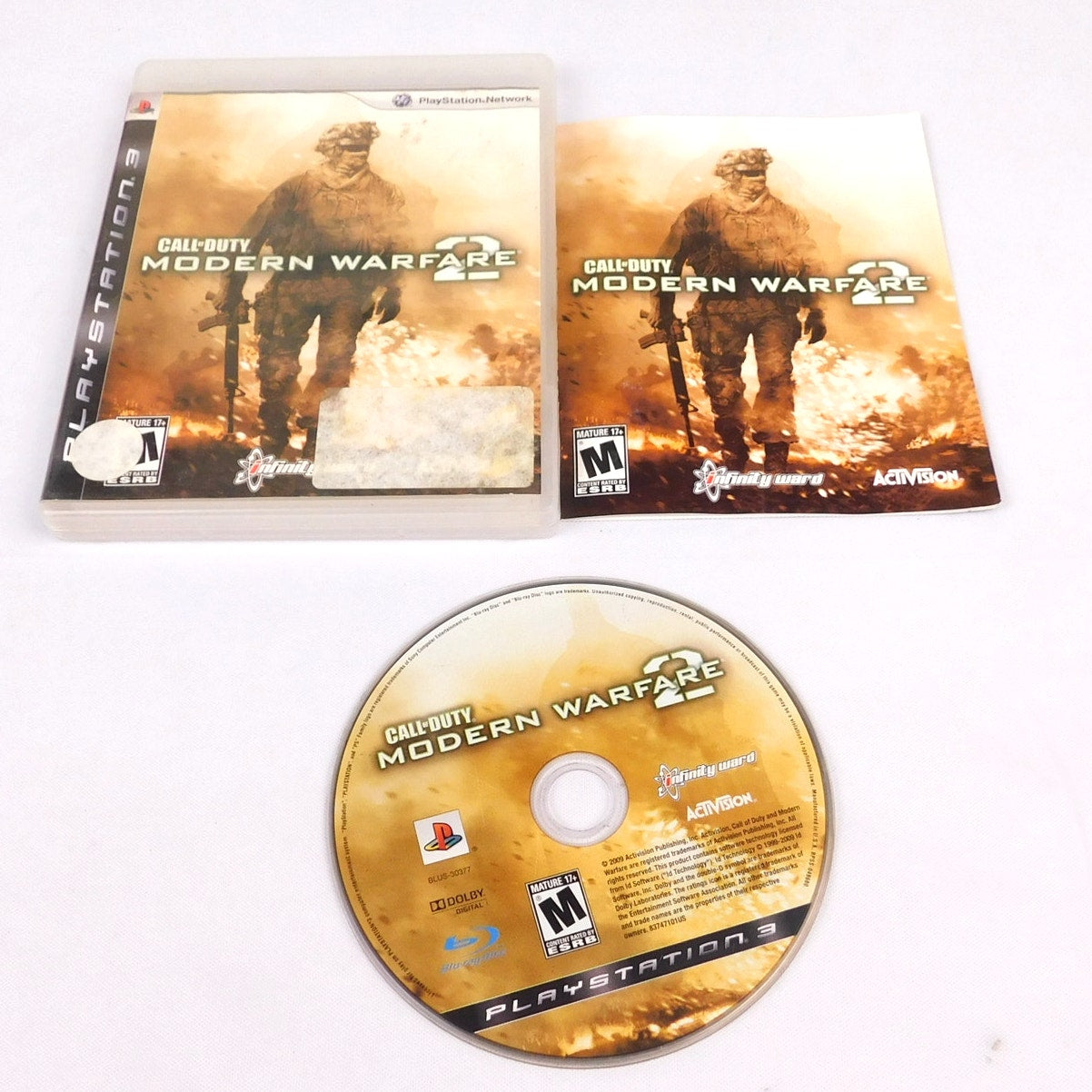Call Of Duty Modern Warfare 2 Sony Playstation 3 PS3 Tested Working Complete CIB