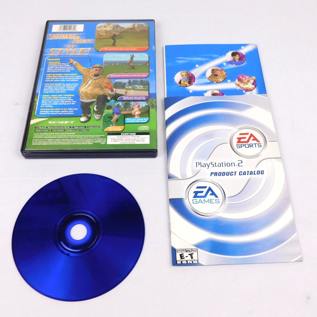Swing Away Golf Sony Playstation 2 PS2 Complete CIB Tested Working