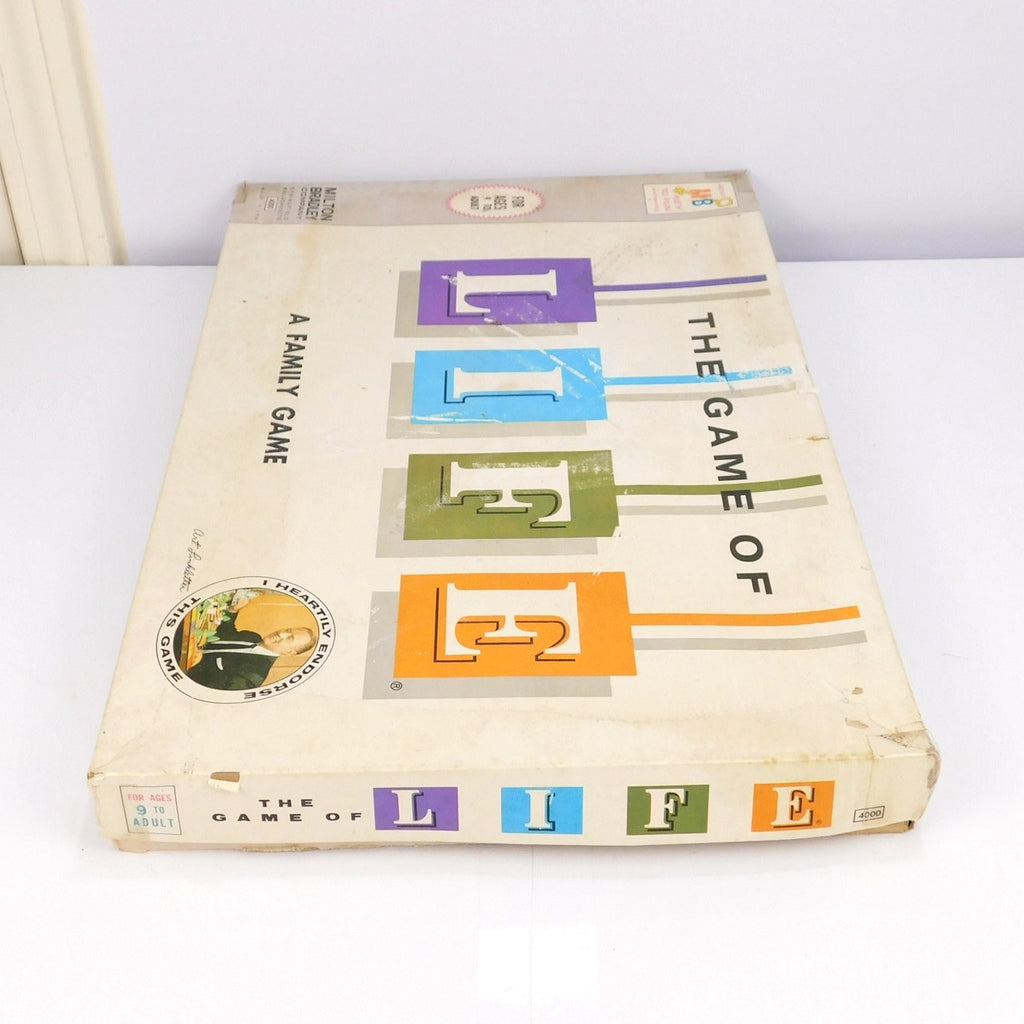 Vintage 1960 Milton Bradley The Game of Life Board Game Complete Art Linkletter