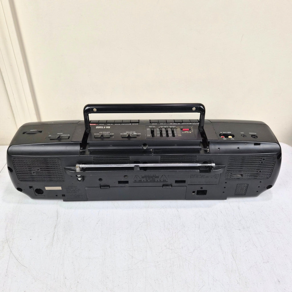 Panasonic RX-FT560 Portable Stereo Boombox Dual Cassette Tested Serviced Vintage