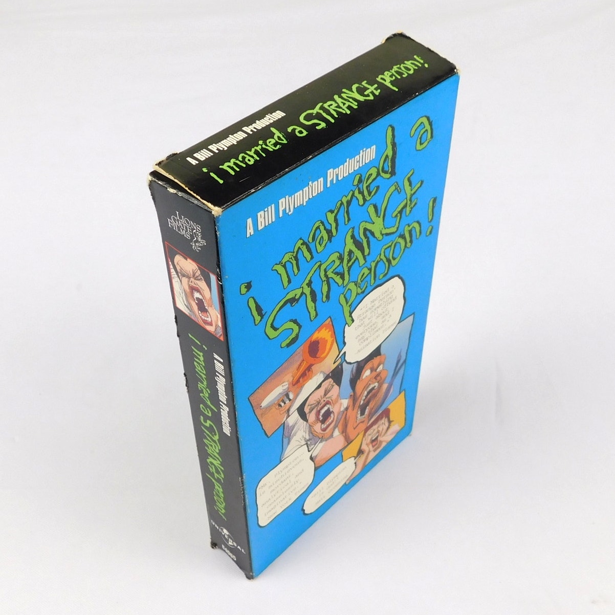 I Married A Strange Person VHS 1997 Tested Bill Plympton Blockbuster