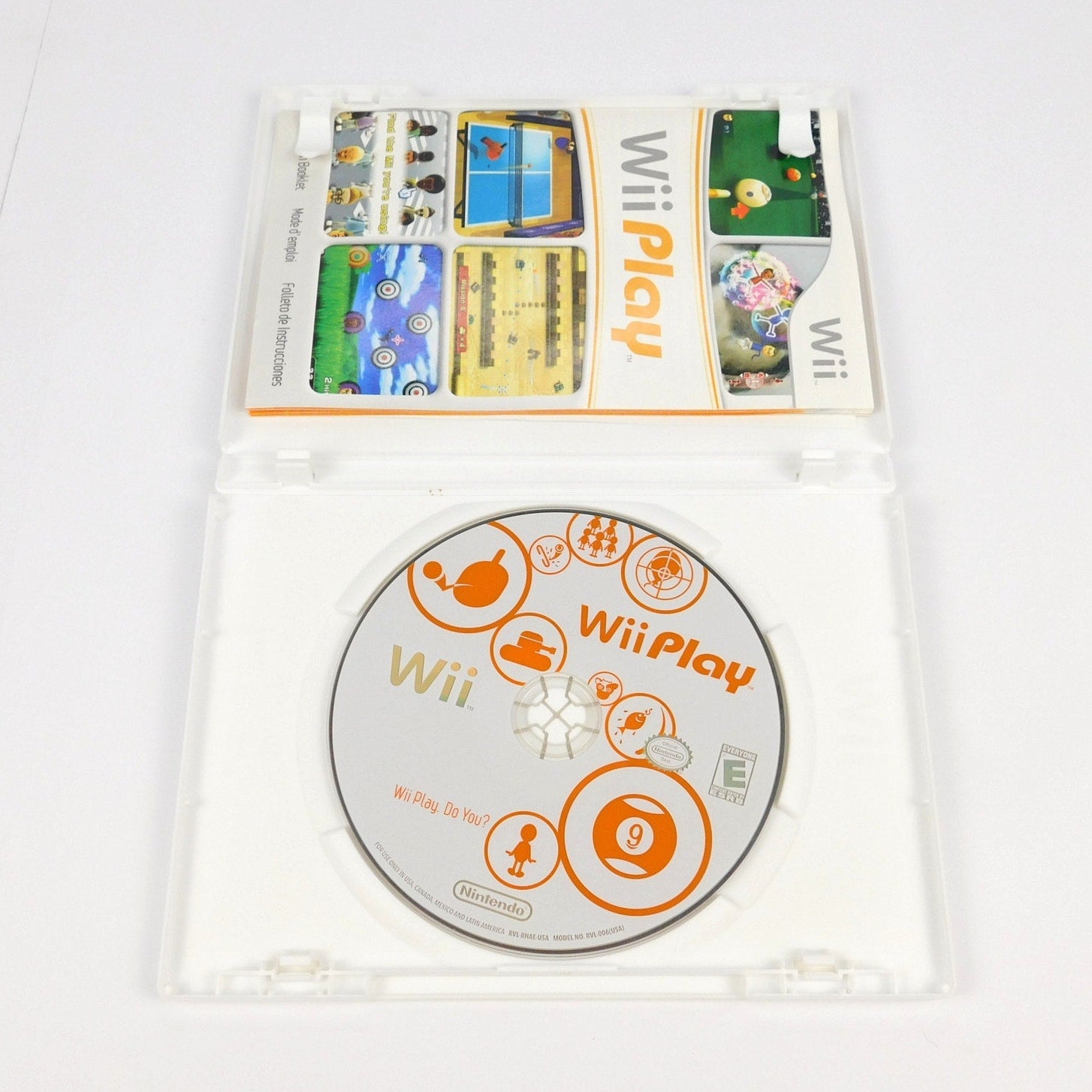 Wii Play Nintendo Wii 2007 Complete CIB Tested Working With Manual