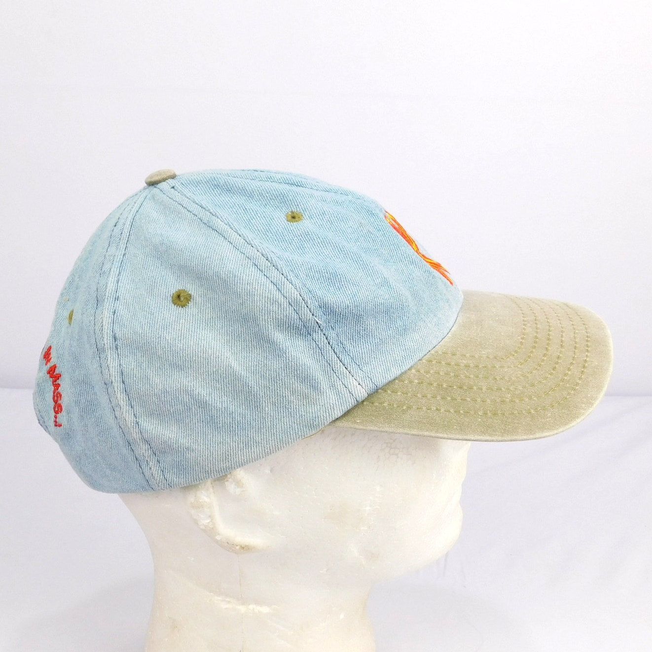 90s Kahlua No Beer Denim Strapback Hat - Adjustable