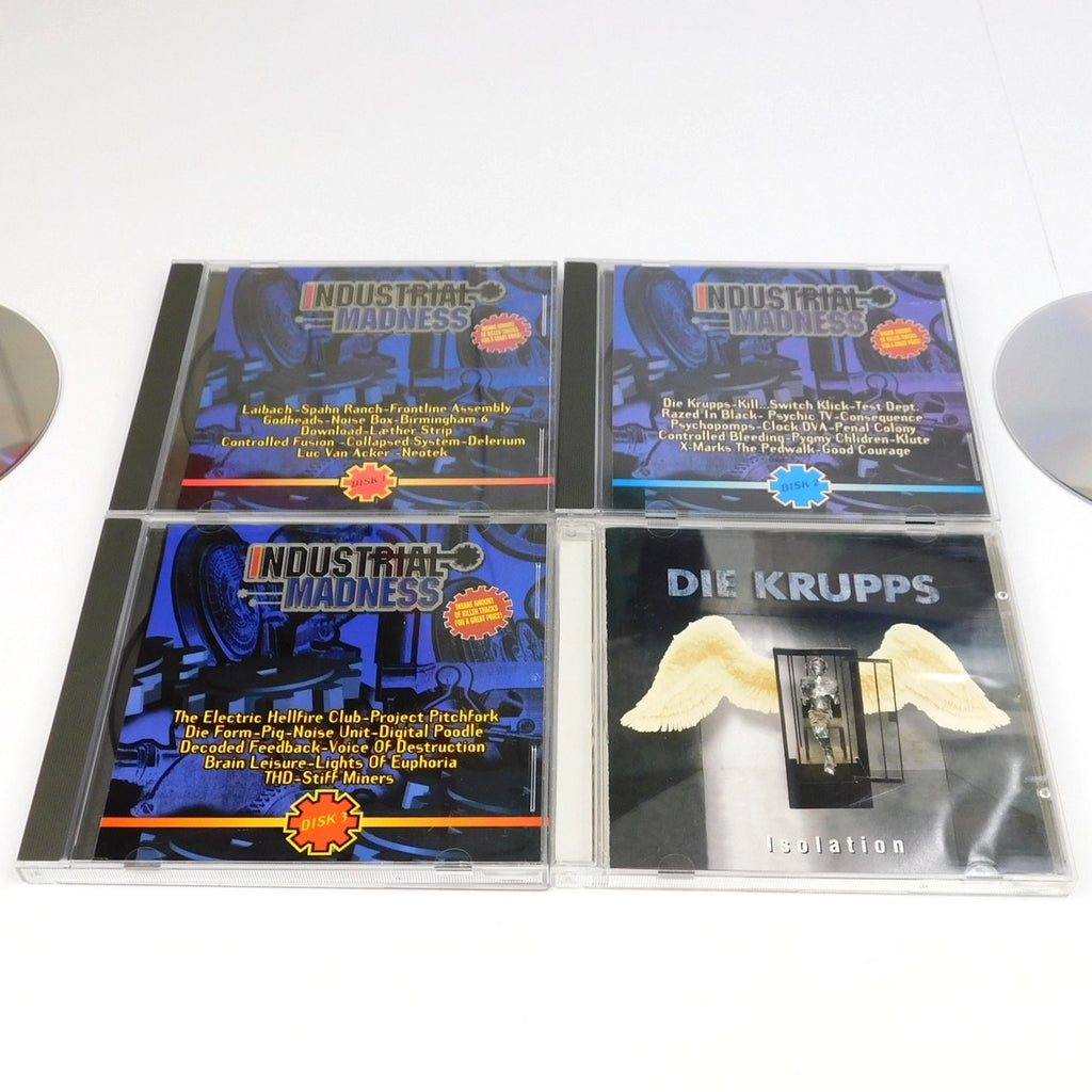 Industrial Madness 4 CD Set 1997 Cleopatra Die Krupps Isolation Bonus Disc