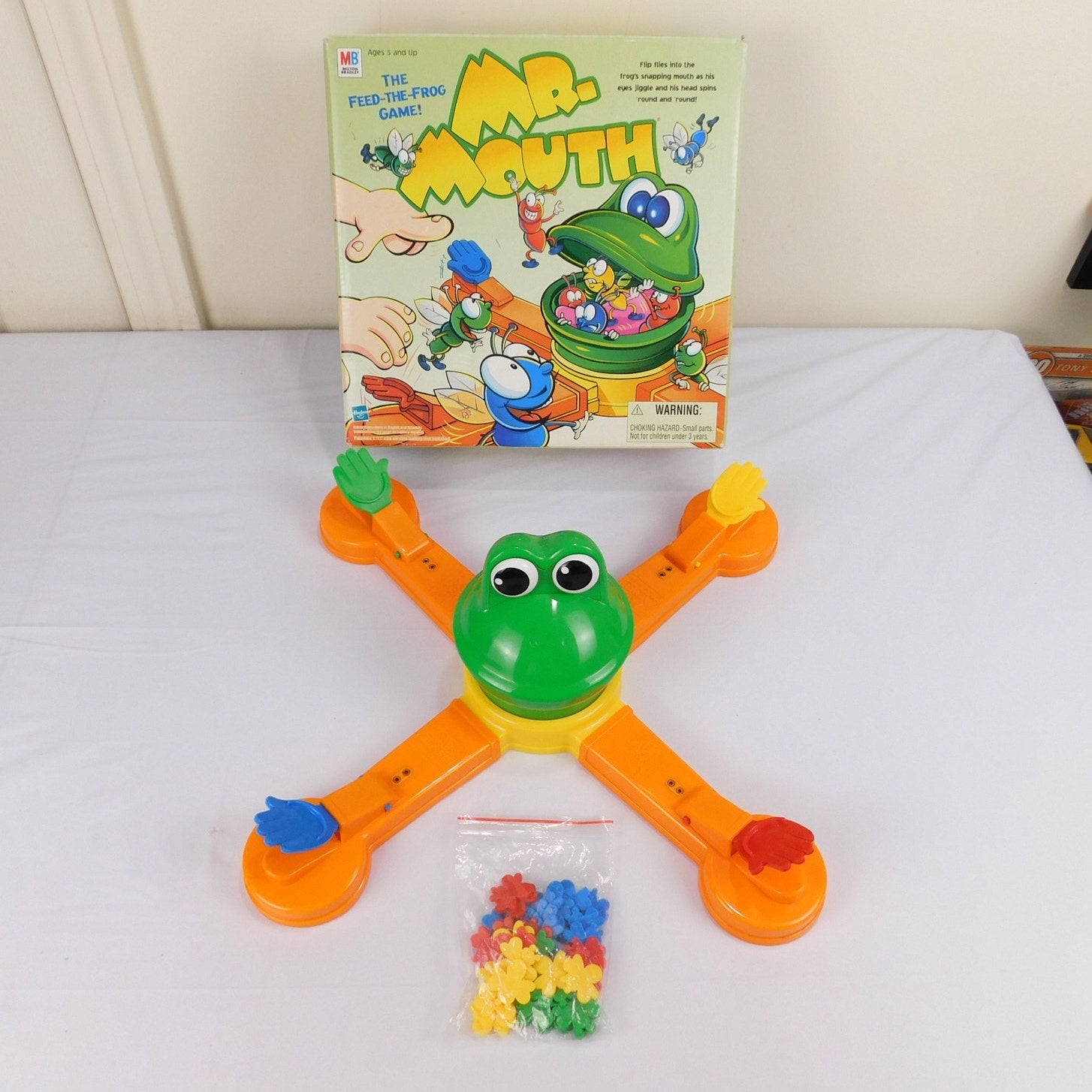 Mr Mouth Feed The Frog Game Milton Bradley 1999 Tested Missing Instructions