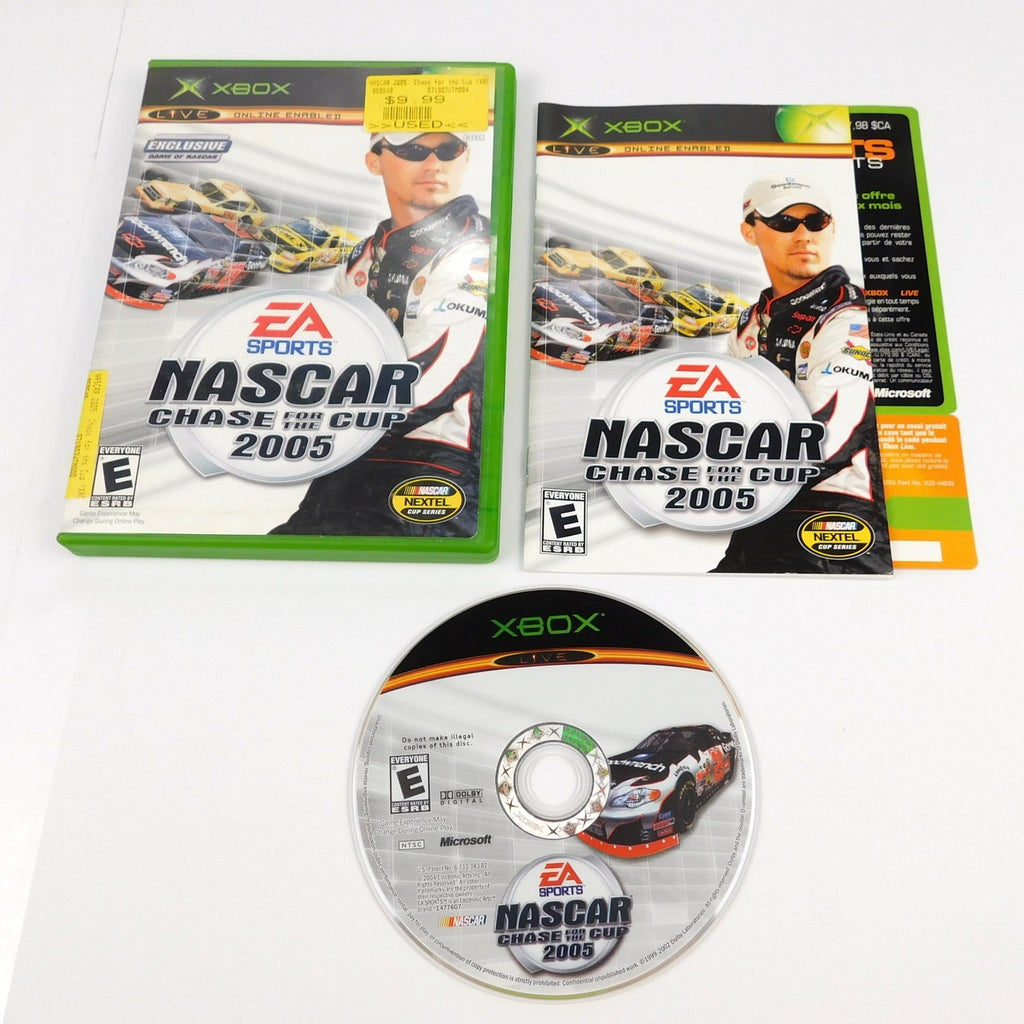 NASCAR 2005 Chase For The Cup Microsoft Xbox Original Complete CIB Tested