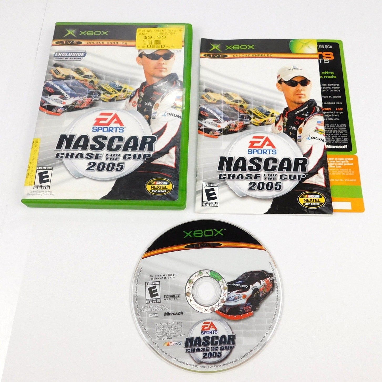 NASCAR 2005 Chase For The Cup Microsoft Xbox Original Complete CIB Tested