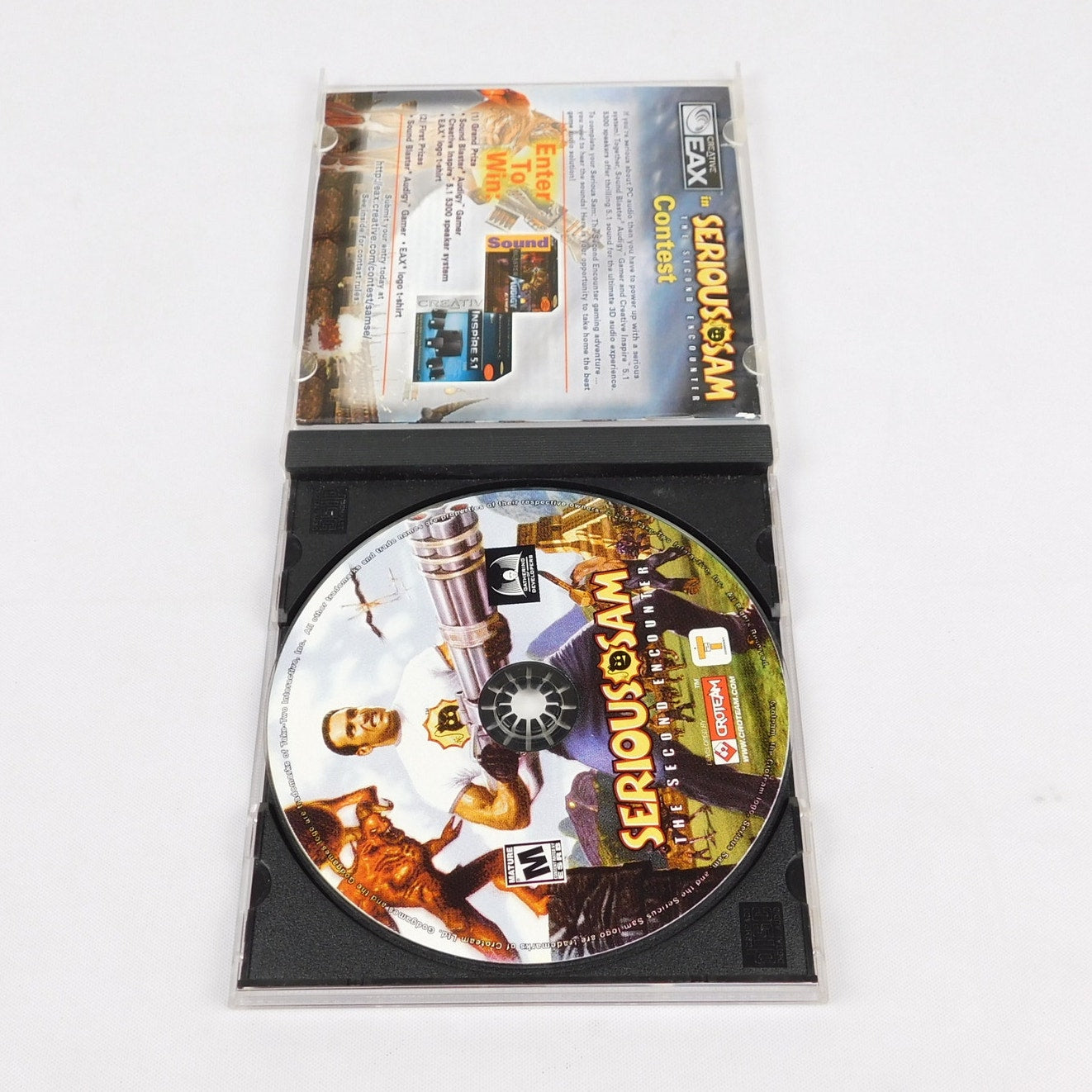Serious Sam The Second Encounter PC CD ROM Tested 2001 Complete Jewel Case