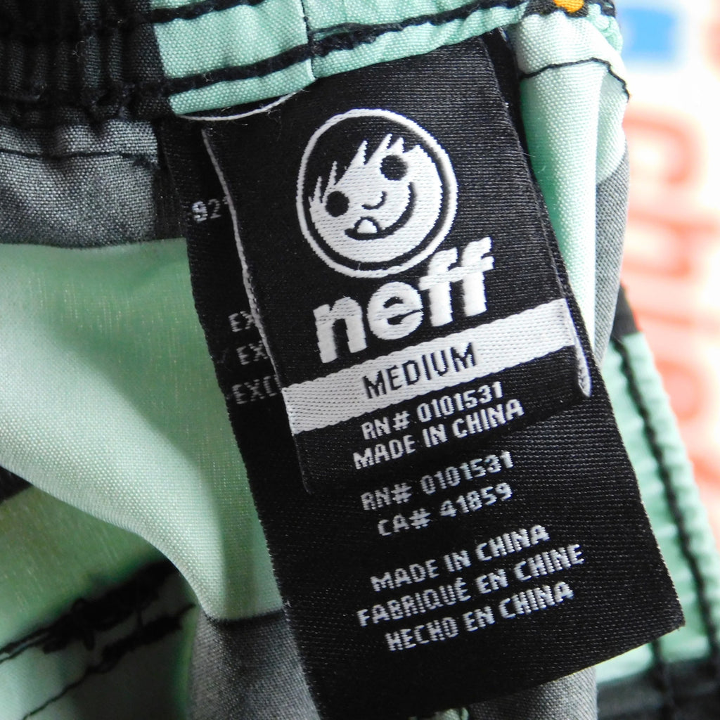 Neff Checkerboard Duck Swim Trunks - Size M