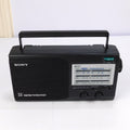 Sony ICF-34 Portable AM FM TV Weather Band Radio 4-Band Tested Working