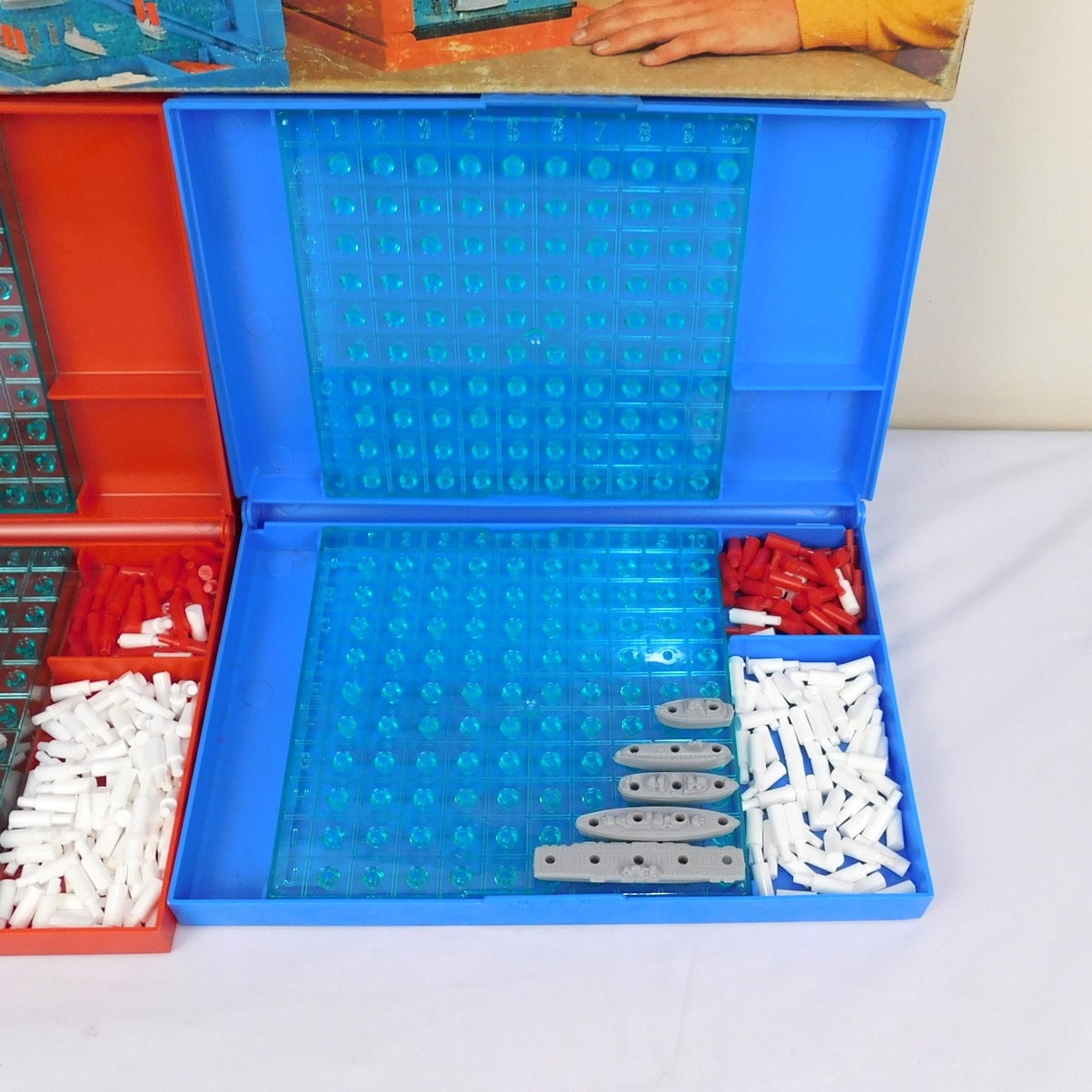 Vintage Battleship Game 1971 Milton Bradley 4730 Complete In Box
