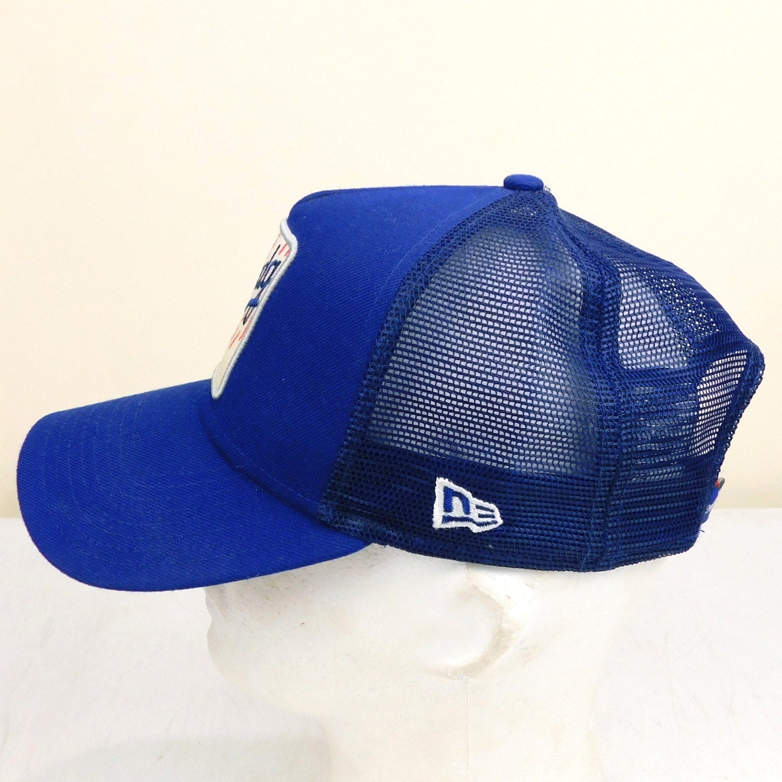 New Era 9Forty LA Dodgers Logo Patch Trucker Hat - Adjustable