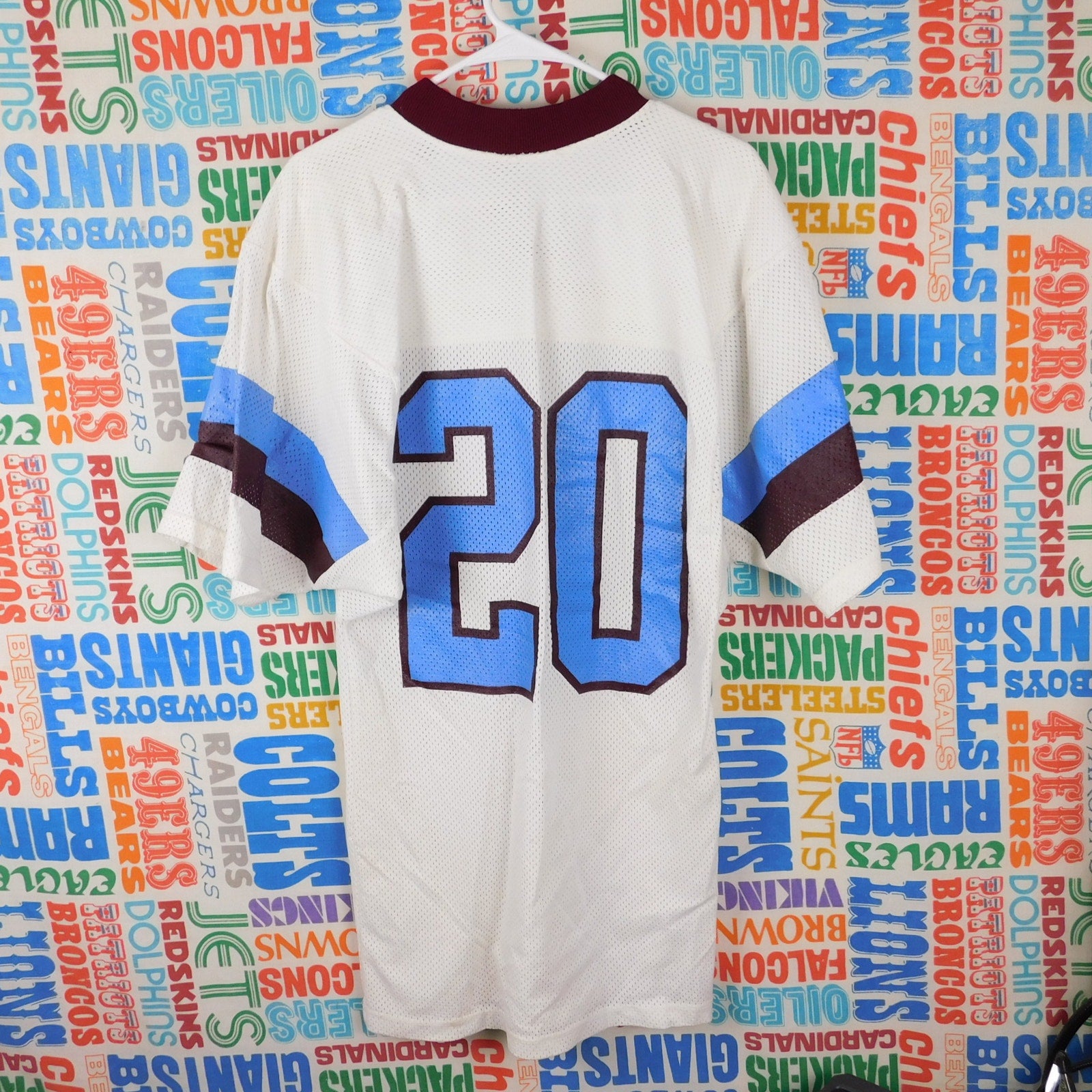 90s Russell Athletic Blank Football Jersey - Size S