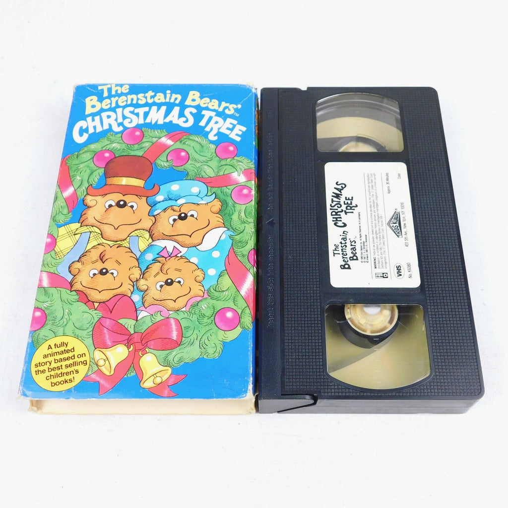 The Berenstain Bears Christmas Tree VHS Tested Working 1989 Kids Klassics