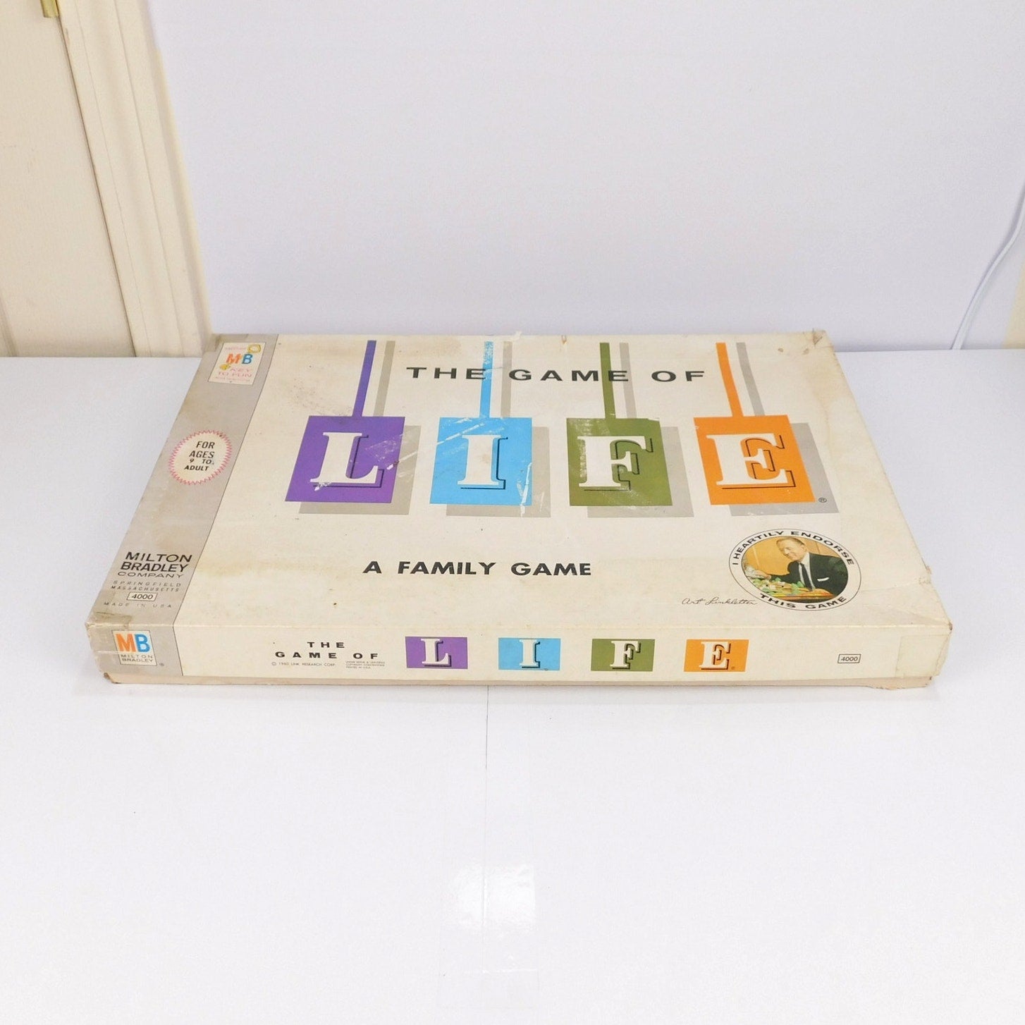 Vintage 1960 Milton Bradley The Game of Life Board Game Complete Art Linkletter